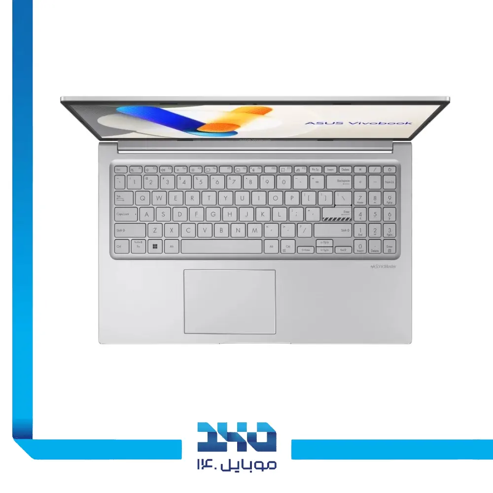 لپ تاپ 15.6 اینچی ایسوس مدل Vivobook R1504VA NJ166 Core5 120U 8GB 512GB Intel UHD