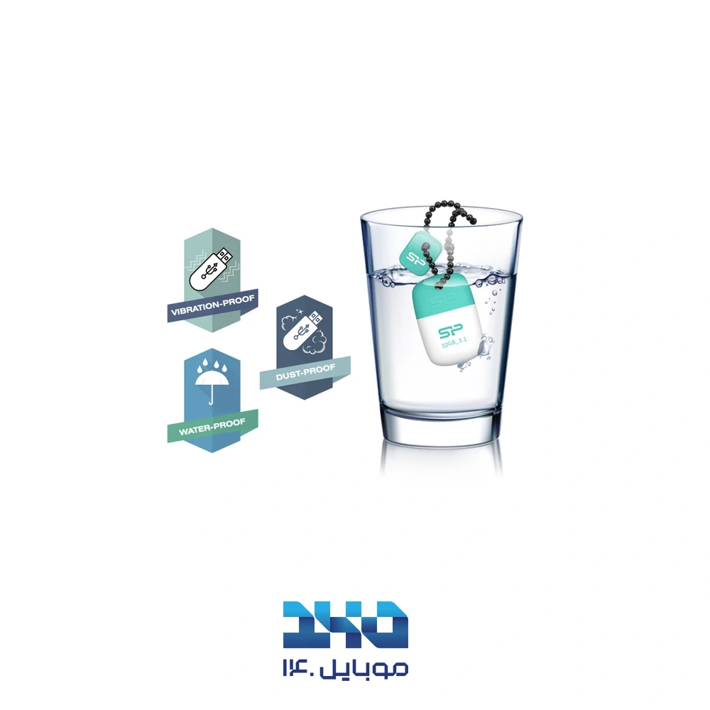 فلش مموری سیلیکون پاور مدل Jewel J07 ظرفیت 64 گیگابایت