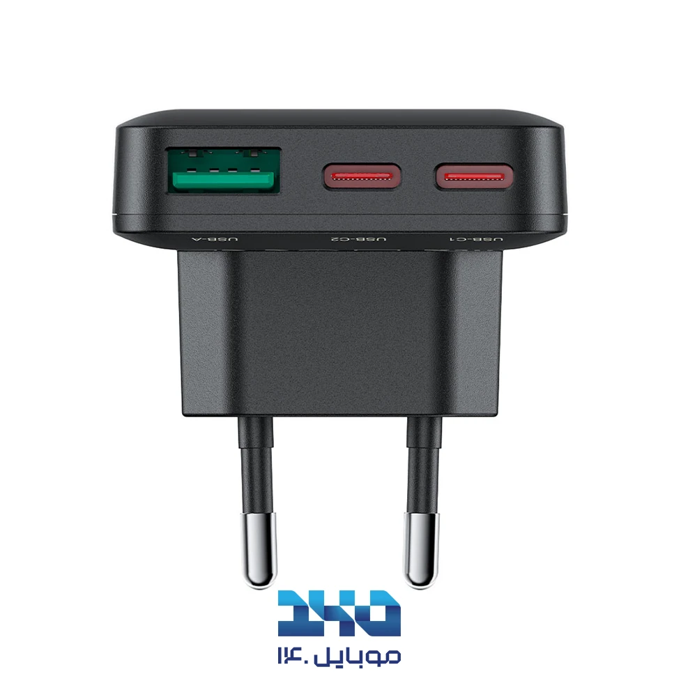 شارژر دیواری 65 وات ایس فست مدل A100 GaN