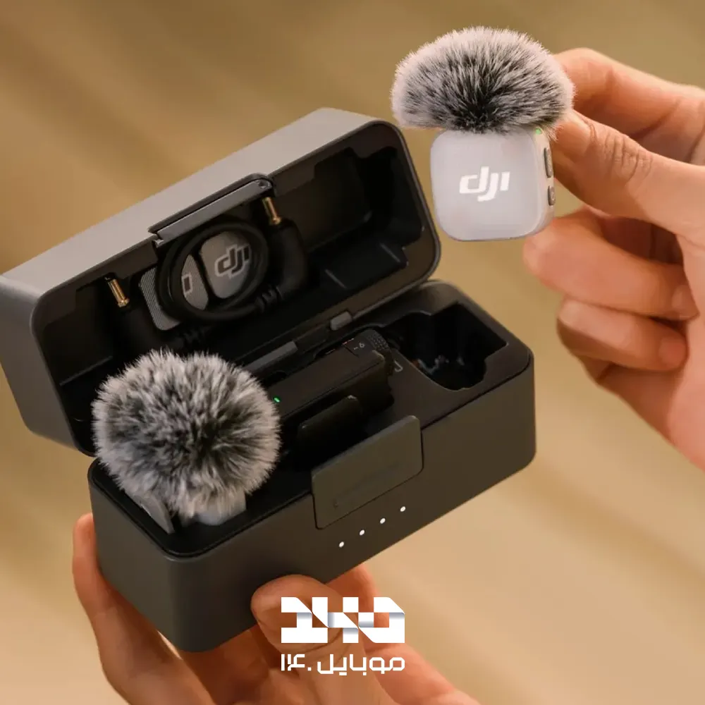 میکروفون یقه‌ای بی‌سیم دی جی آی مدل Mic Mini 2 سینگل پک