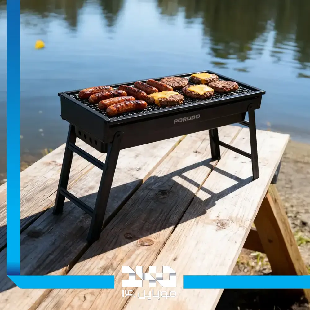 باربیکو ذغالی کمپینگ پرودو مدل Folding Large BBQ Grill