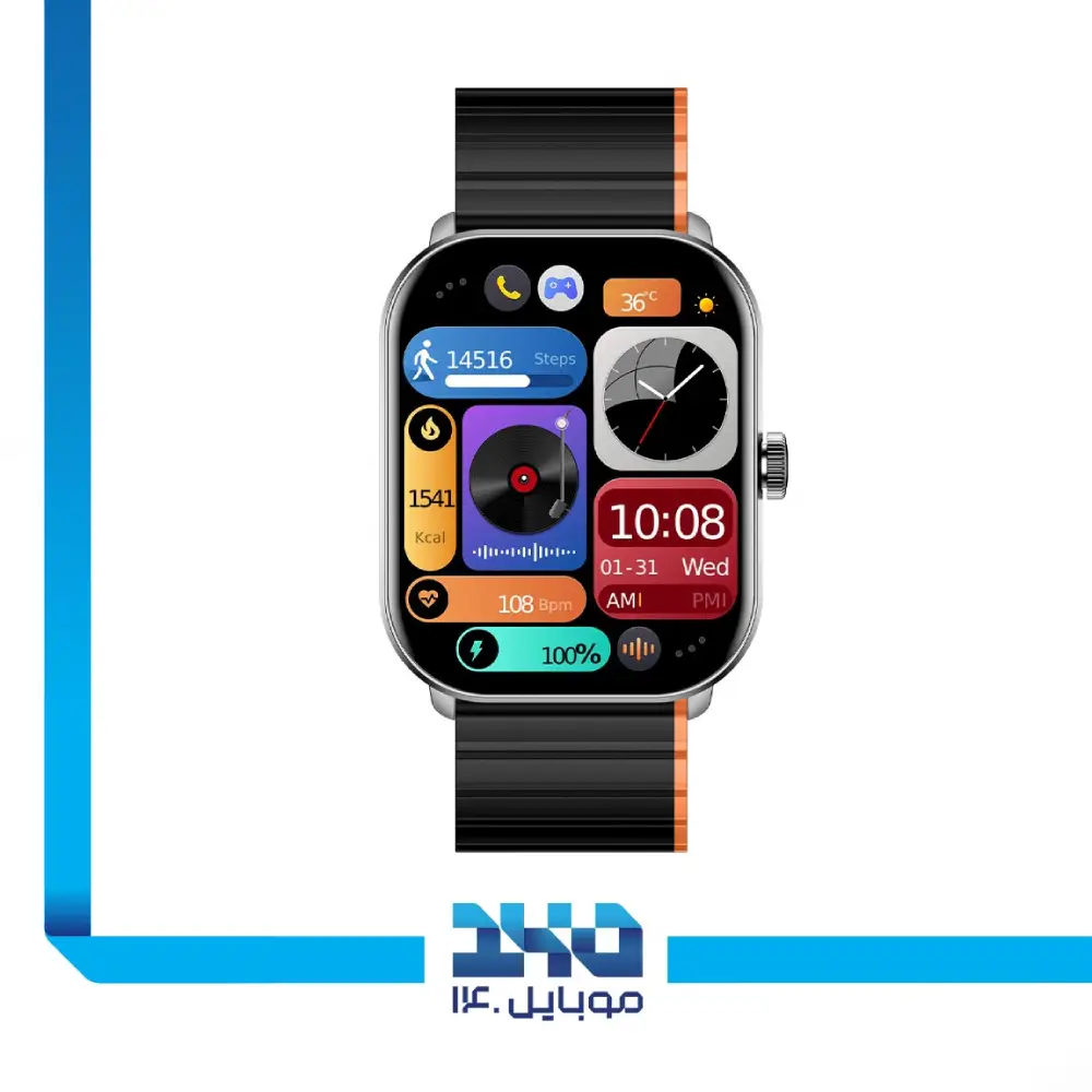 ساعت هوشمند گلوریمی مدل GS1 Pro | دارای بند اضافه