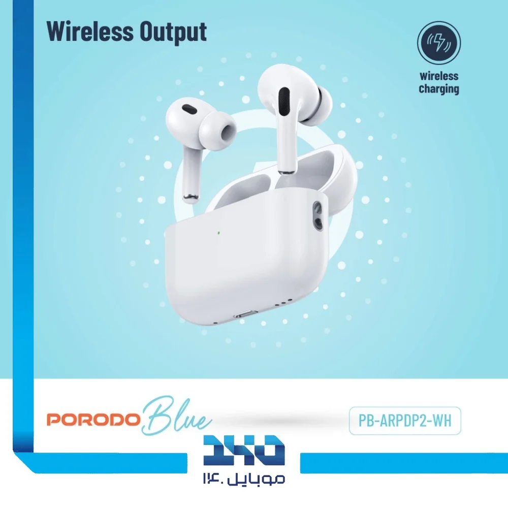 هندزفری بی‌سیم پرودو مدل (Blue Deep Bass Earbuds Pro 2)
