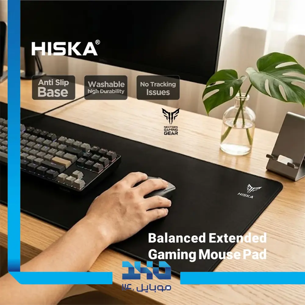 ماوس پد گیمینگ 80×30 سانتیمتر هیسکا مدل (HR-62)