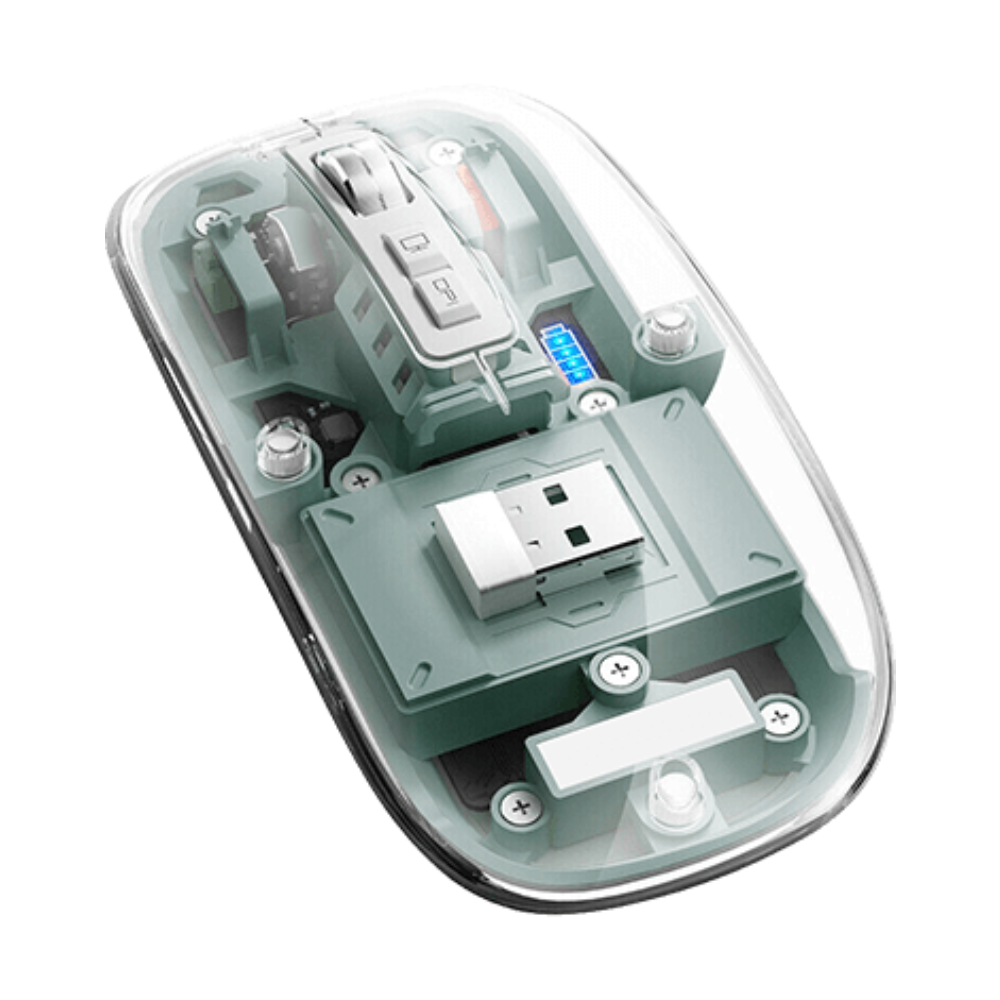 ماوس بی‌سیم گرین لاین مدل Transparent Mouse GL-113