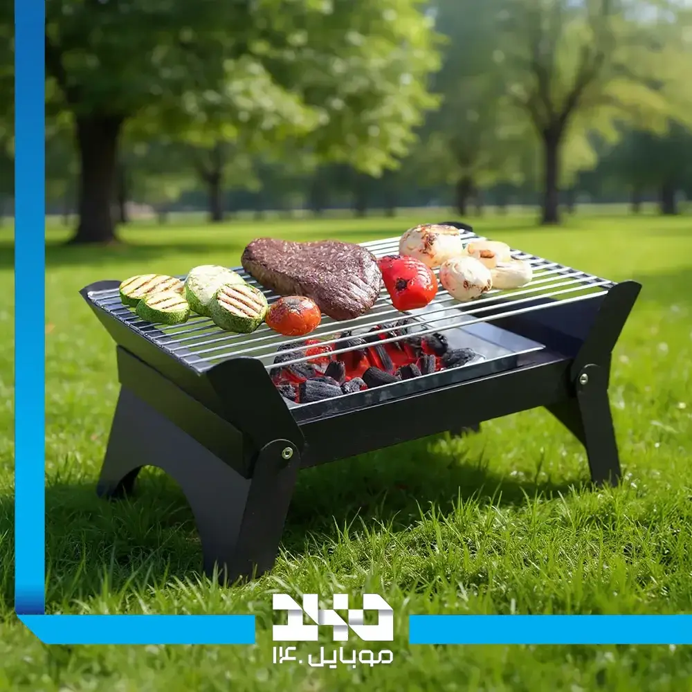 باربیکیو تاشو و کباب پز گرین لاین مدل Qudra Foldable BBQ Grill