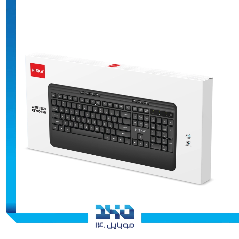 کیبورد بی‌سیم هیسکا مدل HX-KE210