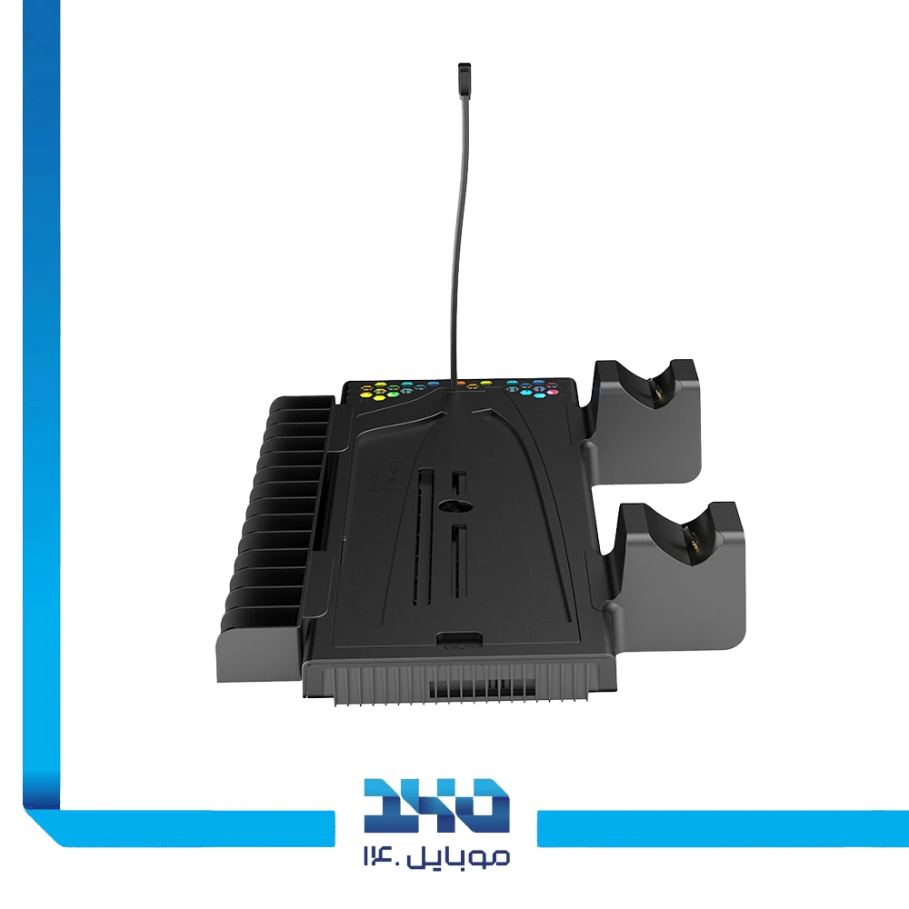 پایه شارژ دسته و فن خنک‌کننده پلی استیشن 5 تسکو مدل WarVault (TGS 16)