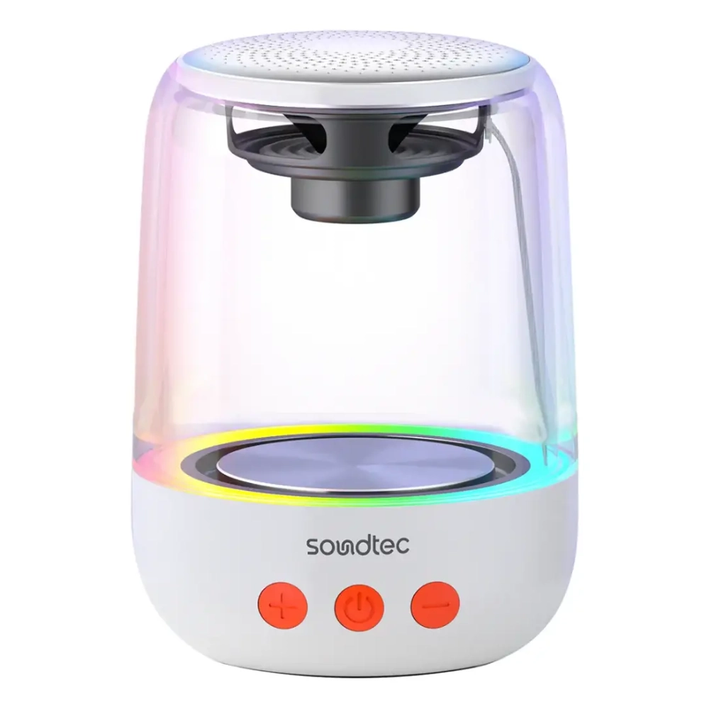 مینی اسپیکر بلوتوثی پرودو مدل Soundtec Crystal-Glow