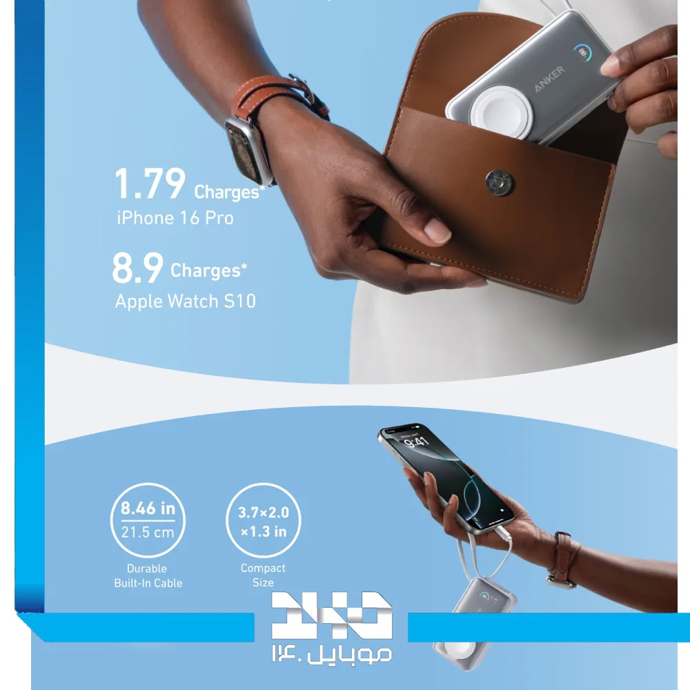پاور بانک انکر 10000 mAh مدل A1657