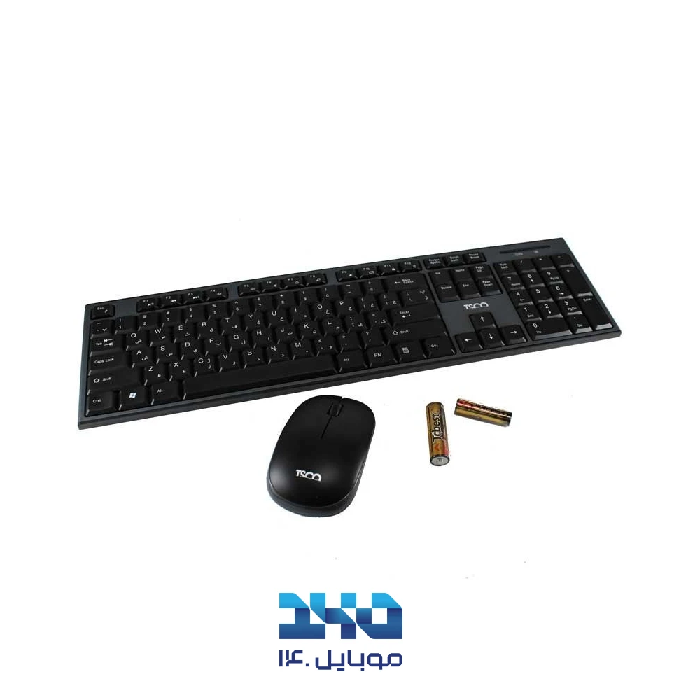 کیبورد و ماوس بی‌سیم تسکو مدل (TKM 7020W)