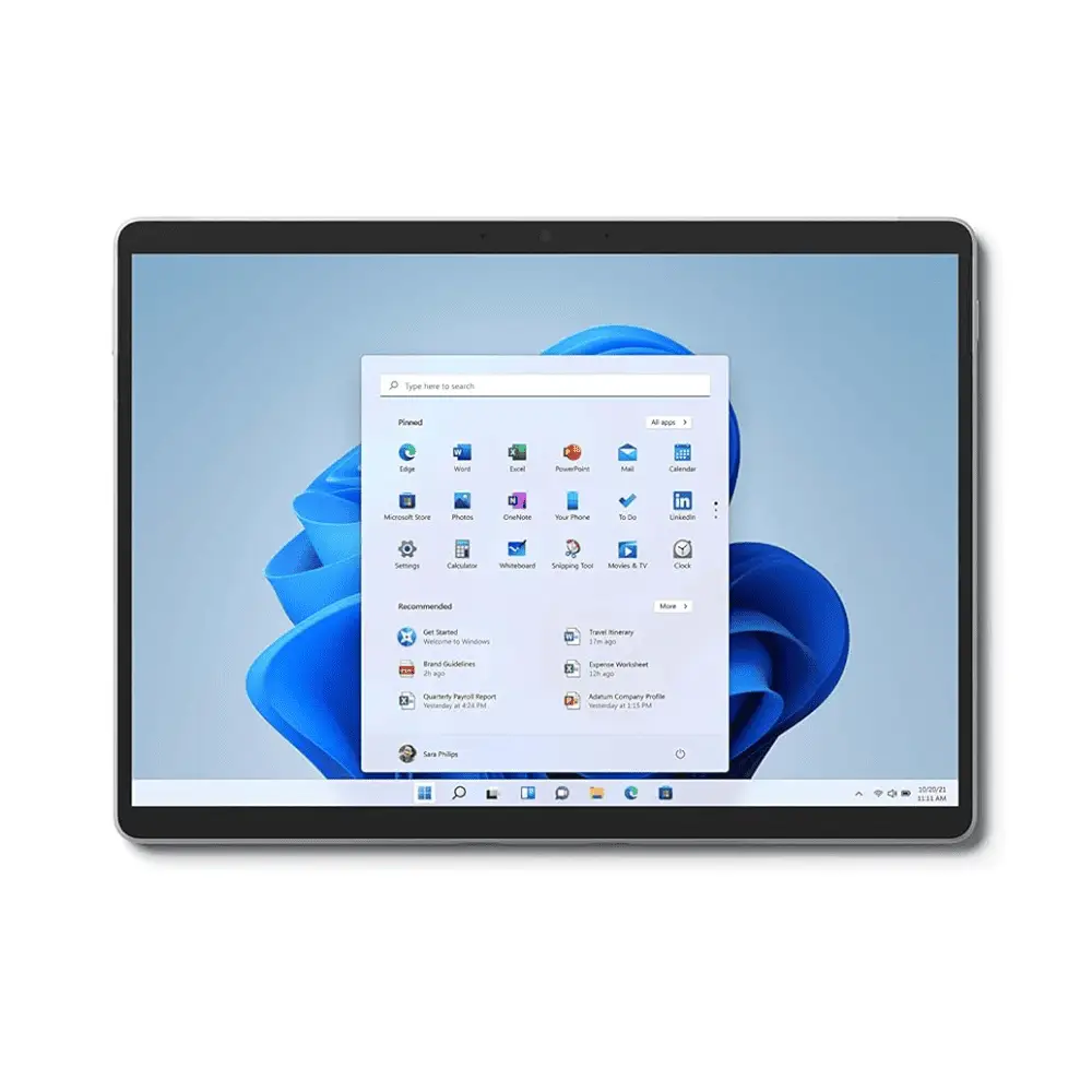 تبلت 13 اینچ مایکروسافت مدل Surface Pro 8 i7 1185G7 ظرفیت 512 گیگابایت رم 16 گیگابایت