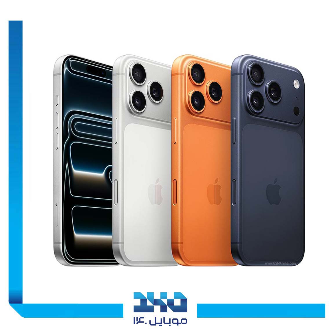 گوشی موبایل اپل مدل آیفون 17 پرو ظرفیت 256 گیگابایت رم 12 گیگابایت - نان اکتیو | پارت نامبر ZA/A