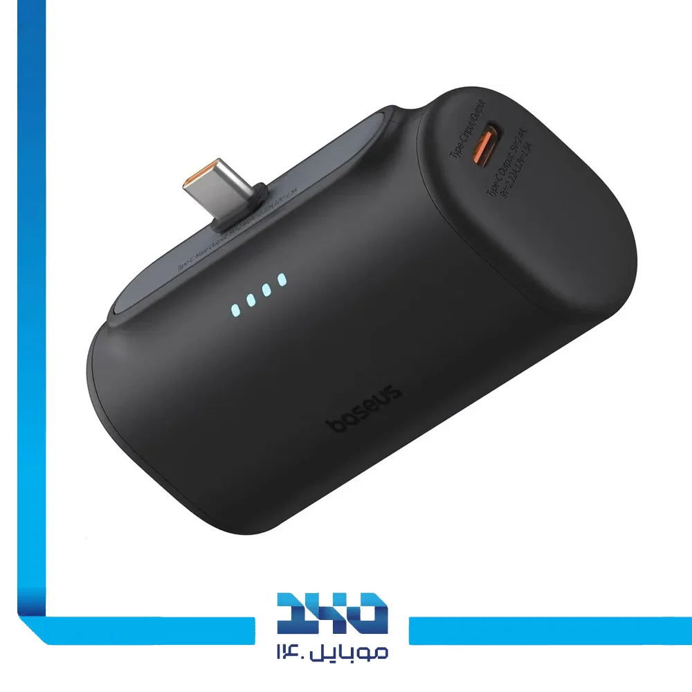 پاوربانک بیسوس 5000 میلیآمپرساعت مدل Compact