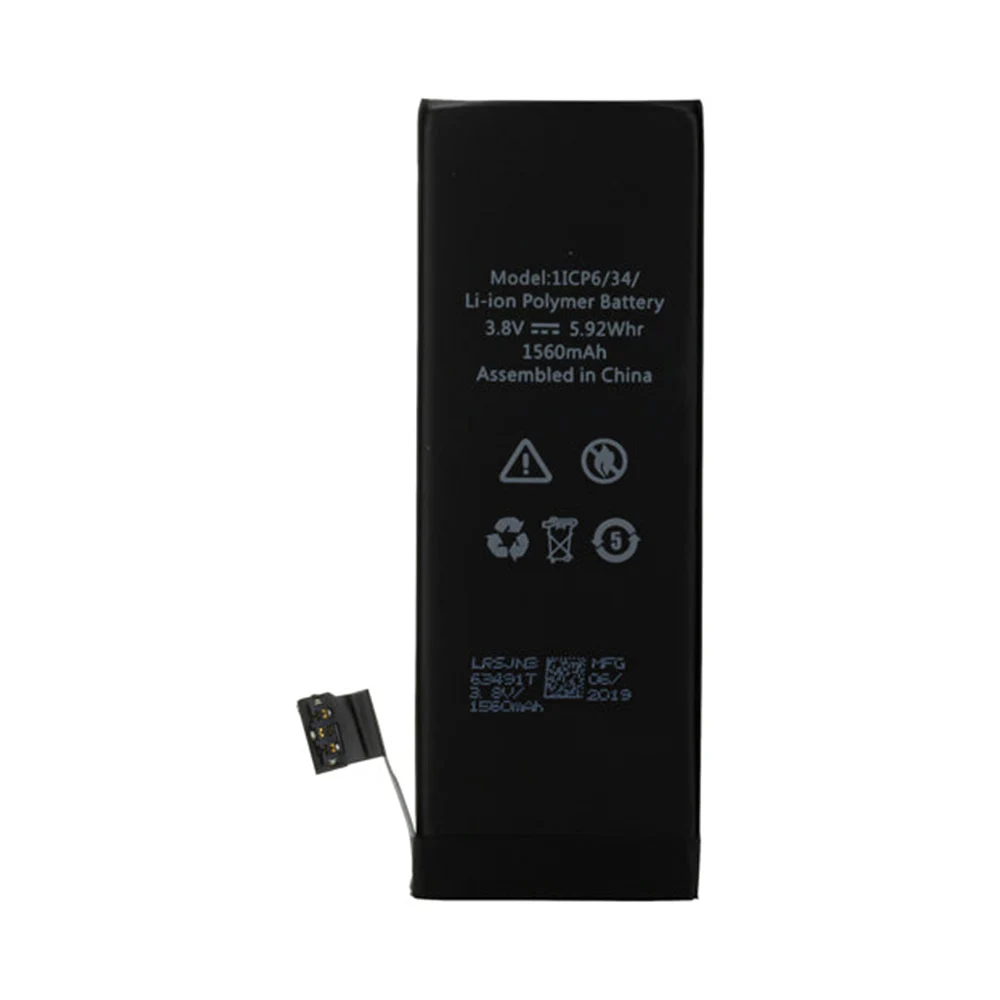 باتری گوشی آیفون 5s ظرفیت 1560 میلیآمپر | اصل