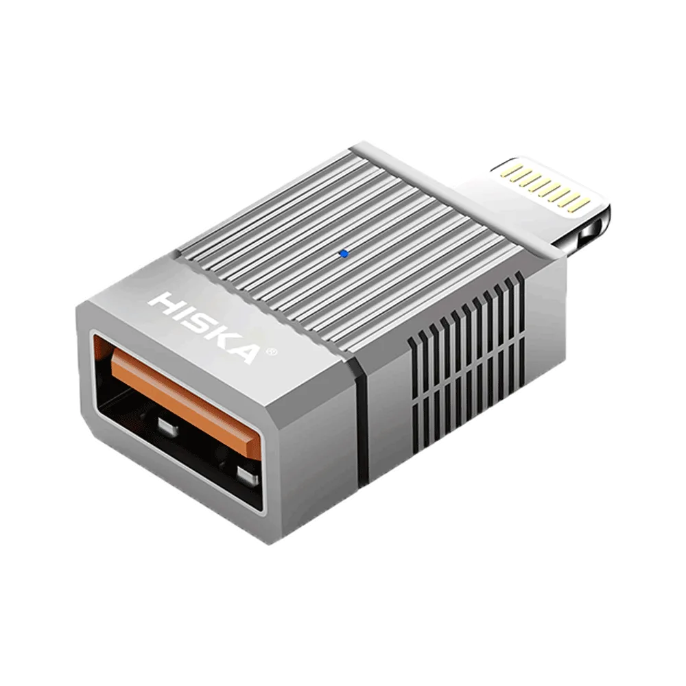 مبدل OTG لایتنینگ به USB-A هیسکا مدل H10