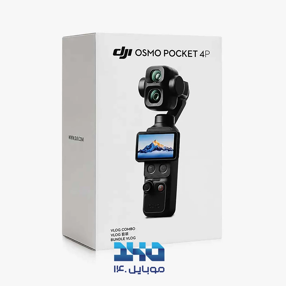 دوربین فیلمبرداری گیمبالدار دی جی آی مدل Osmo Pocket 4P نسخه Vlog Combo