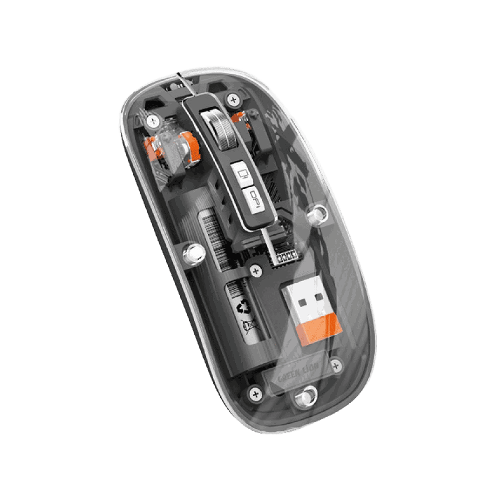 ماوس بی‌سیم گرین لاین مدل 2 Transparent Mouse