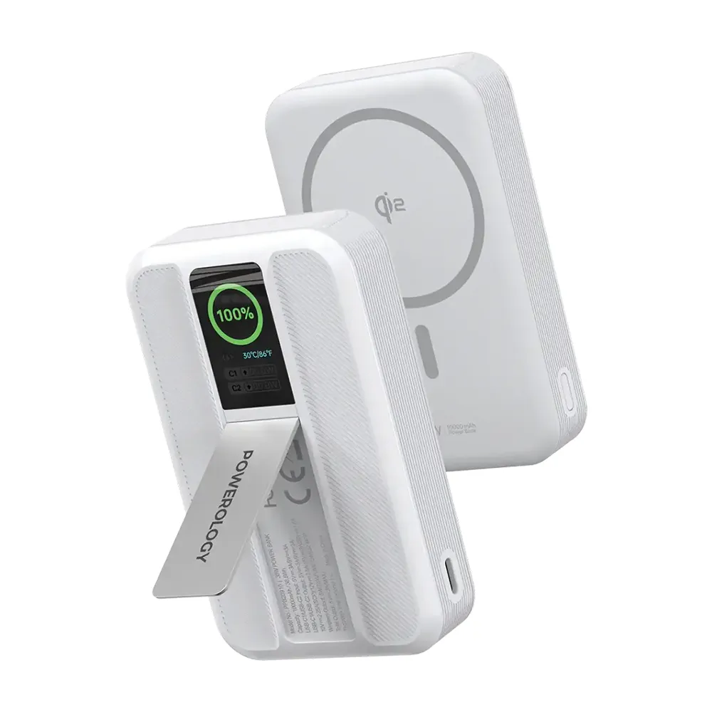 پاوربانک مگسیف پاورولوژی 10000mAh مدل Vision Qi2