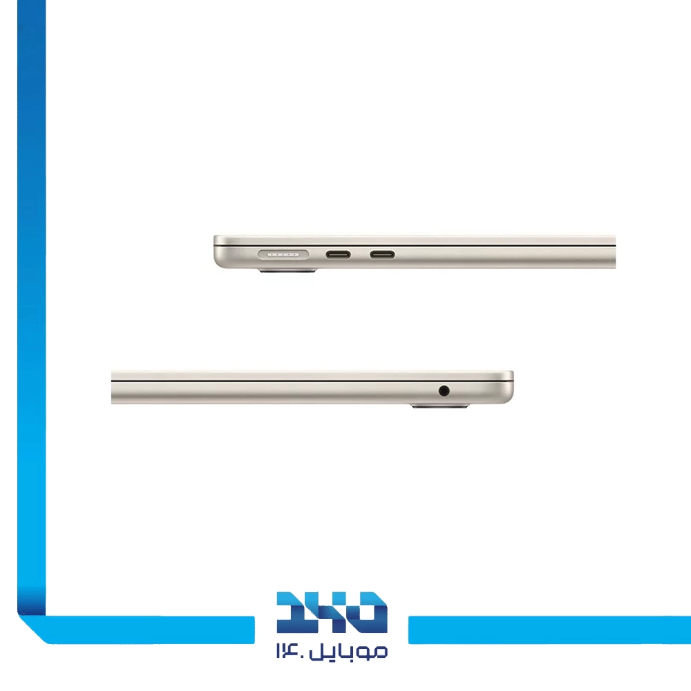 لپ تاپ 15.3 اینچی اپل مدل MacBook Air MC6K4 2025 24GB 512GB LLA