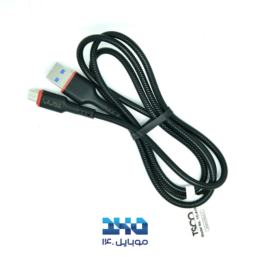کابل شارژ و دیتا اندروید تسکو مدل TC A105 طول 1 متر