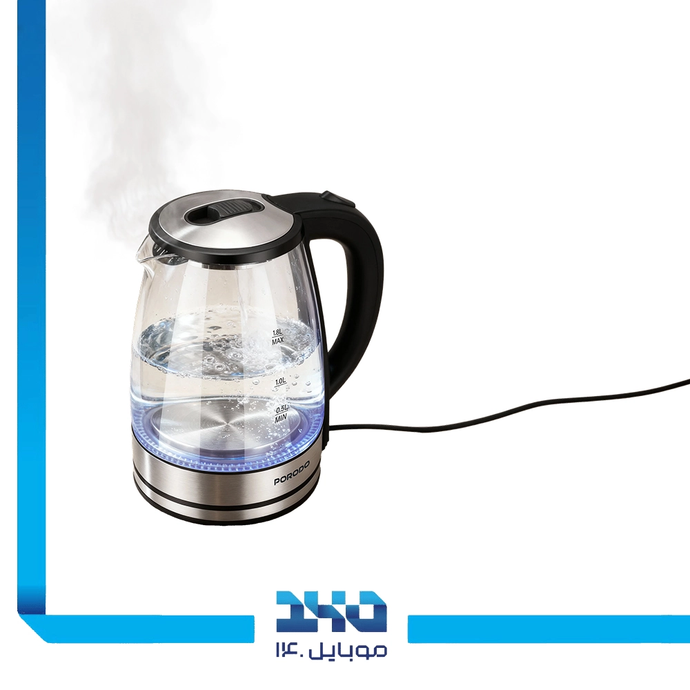کتری برقی شیشه‌ای پرودو مدل (PYRO T1)